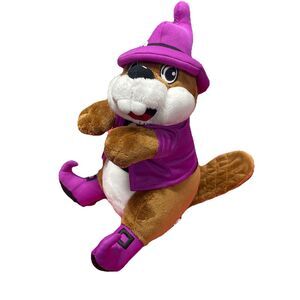 Buc-ee's Halloween 2025 Purple Witch Wizard Bucees Beaver 11" Plush